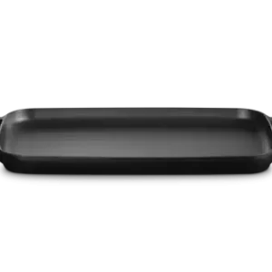 Łatwy zwrot Le Creuset Kwadratowa Płyta Grillowa 40 cm Czarny Matt 20276400000005