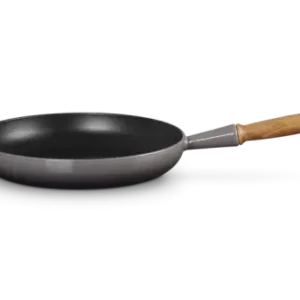 Ograniczona ilość Le Creuset Patelania Żeliwna z Drewnianym Uchwytem 28cm Flint 20258284440422