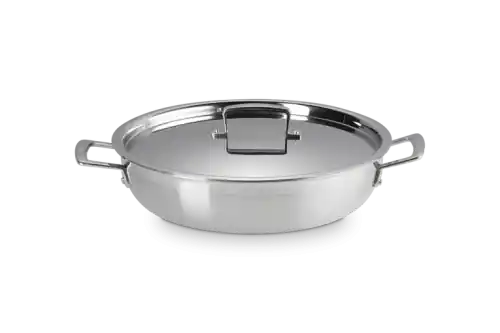 Le Creuset Patelnia 3-PLY Stal Nierdzewna z Pokrywką 30 cm 96102830000000 Darmowy zwrot