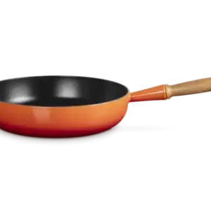 Le Creuset Patelnia Sauté Żeliwna 28cm z Drewnianym Uchwytem 20259280900422 Popularny