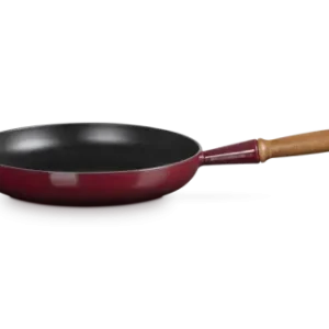 Ostatnia szansa Le Creuset Patelnie Żeliwna Signature 28cm Garnet z Drewnianym Uchwytem 20258289490422