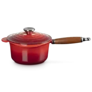 Le Creuset Rondel Żeliwny z Drewnianą Rączką 18cm Wiśniowy 21139180602460 Zamów dziś