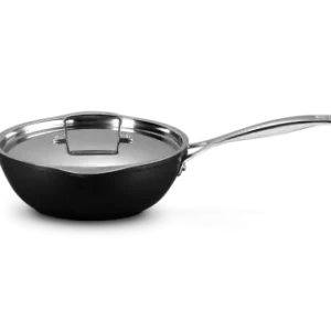 Wysoka jakość Le Creuset TNS Patelnia Szefa Kuchni 24x8.5cm z Pokrywą SS 51101240013100