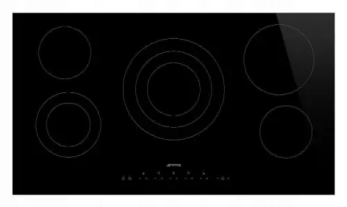 Taniej Płyta ceramiczna 90cm 5 stref dotyk 9 poziomów Smeg SE395ETDL