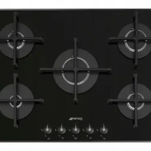 Płyta gazowa 72cm 5 palników żeliwne ruszty Smeg PV175B3 Bezpieczna płatność