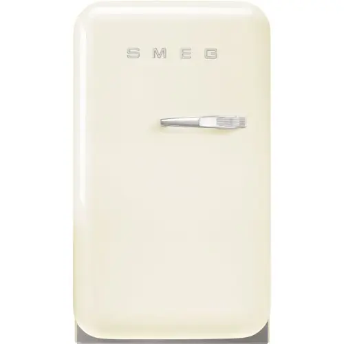 Smeg 50‘S STYLE Minibar wolnostojący Kremowy (chromowany uchwyt) FAB5LCR6 Cena promocyjna
