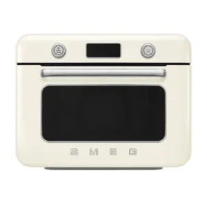 Okazja Smeg 50‘s Style Piekarnik nablatowy parą, LCD, 10 programów, kremowy