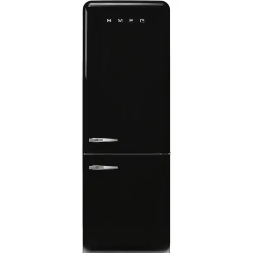 Tani Smeg 50‘S STYLE Chłodziarko-zamrażarka FAB38RBL6 Czarny
