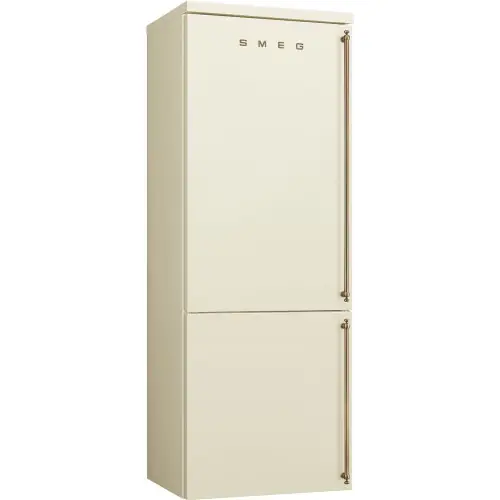 Oferta limitowana Smeg COLONIALE Chłodziarko-zamrażarka wolnostojąca Kremowy FA8005LPO6