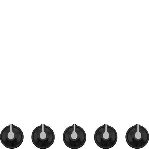 Smeg LINEA Zestaw 5 pokręteł Linea Czarny 5MP1GOGB3 Okazja