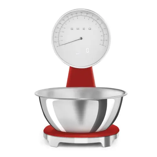 Szybka dostawa Smeg SDA 50‘S STYLE Waga kuchenna, czerwony KSF01RDWW