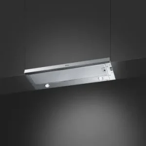 Łatwy zwrot Smeg UNIVERSAL Okap teleskopowy 90 cm, 610 m³/h, LED, stal nierdzewna