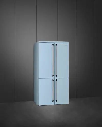 Zamów dziś Smeg VICTORIA Chłodziarko-zamrażarka SidebySide 187 cm No-Frost LED błękit