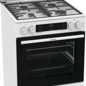 Taniej Gorenje G600 Kuchnia gazowo-elektryczna, 60 cm GKS6C71WF