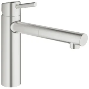 Wysoka jakość Grohe Concetto bateria kuchenna, zlewozmywakowa steel 31129DC1