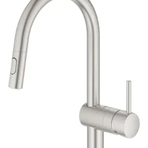 Popularny Grohe Minta Touch bateria zlewozmywakowa stal nierdzewna 31358DC2