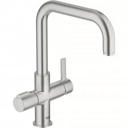 Hit cenowy Grohe Red Bateria zlewozmywakowa Duo stal nierdzewna 30097DC0