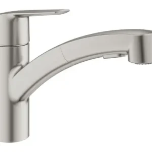 Ostatnie sztuki Grohe Start bateria kuchenna W/W QuickFix stal szlachetna 30531DC1