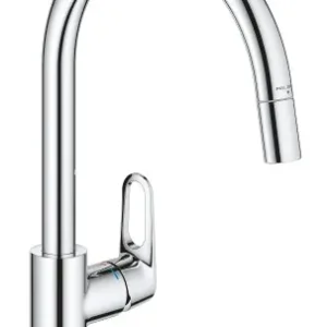Dodaj do koszyka Grohe Start Flow Jednouchwytowa bateria zlewozmywakowa, DN 15 30569000