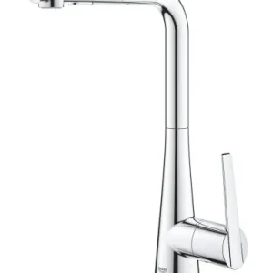 Ostatnie sztuki Grohe Zedra Bateria kuchenna z wyciąganą wylewką StarLight 32553002