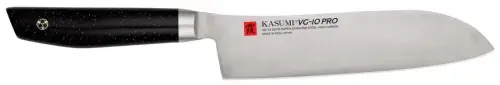 Najlepsza cena Kasumi Nóż Santoku kuty VG10 dł. 18 cm