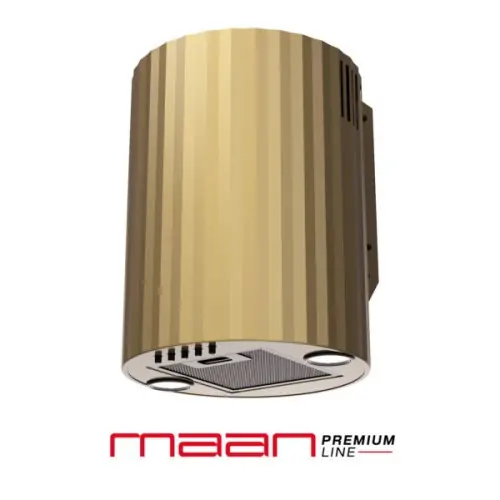 Maan Elba Mini 3D WPB 431 okap przyścienny tuba Złoty Piaskowy OELBW431S4PC.S3CZ.ZL4.BLR.OP_EO Cena promocyjna