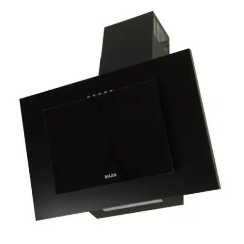 Bestseller Maan Okap przyścienny Vertical P2 50 Czarny OVERP50LEPC.S3.MC.KSB_EO