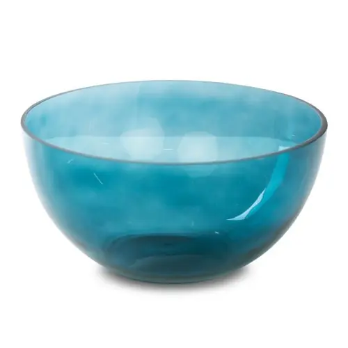 Wyjątkowa oferta MISA OZDOBNA MISKA SZKŁO 25X13 TURKUSOWA