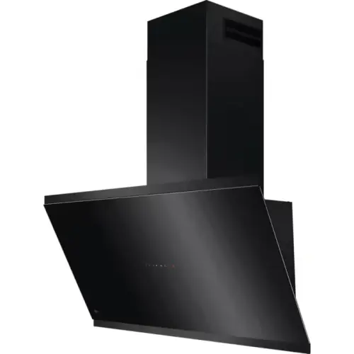 Okap AEG 90 cm kominowy ukośny czarny z funkcją Breeze GV77D91SB Nowość