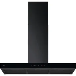 Najlepsza cena Okap kominowy AEG 90 cm czarny z elektronicznym sterowaniem NDB6791HB