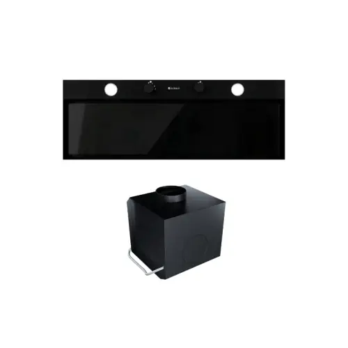 Kup teraz Okap kuchenny Fluxime 90.1 Black + Turbina TW 2.1