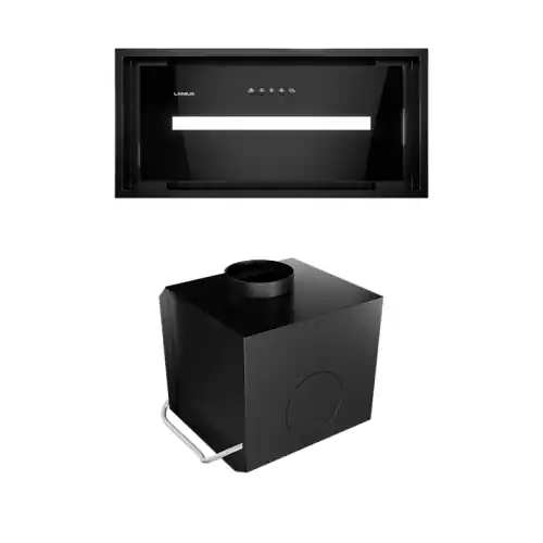 Okap kuchenny Lamezo 60.1 Black + Turbina TW 1.2 Bezpieczne zakupy