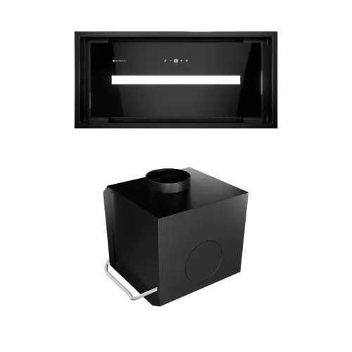 Okap kuchenny Saredo 60.1 Black + Turbina TW 2.1 Wybór klientów