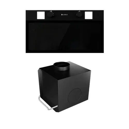 Okap kuchenny Spineiro 60.1 Black + Turbina TW 2.1 Niska cena