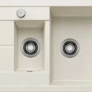 Dostępne od ręki Zlewozmywak METRA 6 S Compact Silgranit biały