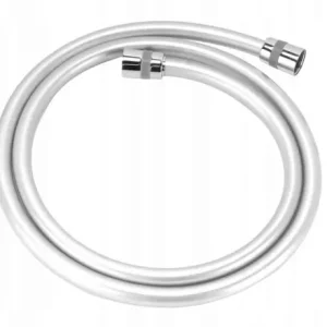 Deante Wąż prysznicowy 150 cm, srebrny, PVC, końcówki mosiężne, anti-twist Obniżka ceny