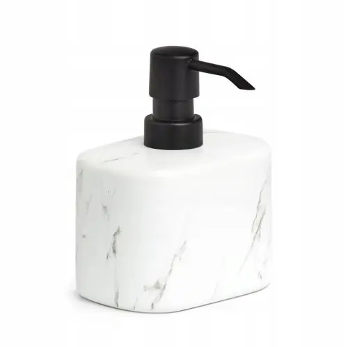 RĘCZNY DOZOWNIK NA MYDŁO, CERAMICZNY, MARBLE, BIAŁA, ZELLER Bestseller
