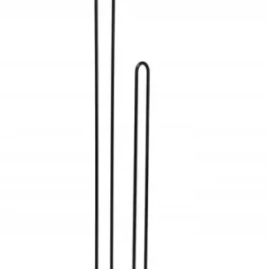 Obniżka ceny STOJAK NA PAPIER TOALETOWY czarny wolnostojący uchwyt LOFT stabilny 54 cm