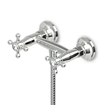 Agora Bateria prysznicowa ZAG055.C8 błyszczący nikiel Zucchetti Premium