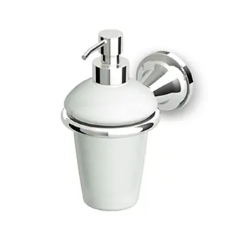 Agora Dozownik do mydła ścienny błyszczący nikiel ZAD415.C8 Zucchetti Oferta czasowa