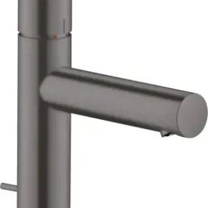 AX Uno bateria umywalkowa 110 z uchwytem Zero, Czarny Chrom Szczotkowany 45001340 Oferta limitowana