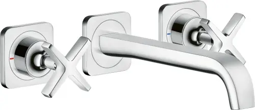 AXOR Citterio E 3-otworowa bateria umywalkowa z rozetami i wylewką 220 mm 36107000 Ekspresowa dostawa