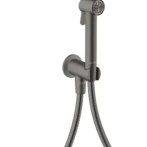 Oferta limitowana AXOR Główka prysznicowa Bidette 1jet z uchwytem i wężem 1.25 m, Czarny Chrom 29240340