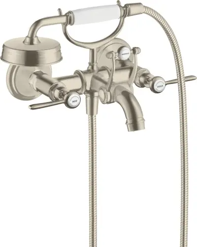 Taniej AXOR Montreux 2-uchwytowa bateria wannowa z uchwytami jednoramiennymi 16551820