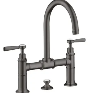AXOR Montreux bateria umywalkowa 2-uchwytowa z odpływem i uchwytami 16511340 Popularny