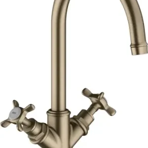 Dostępne od ręki AXOR Montreux bateria umywalkowa 210 z uchwytami krzyżowymi 16506820
