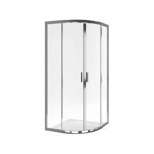 Oferta Excellent kabina półokrągła 90x90 cm, drzwi przesuwne, Clean Control