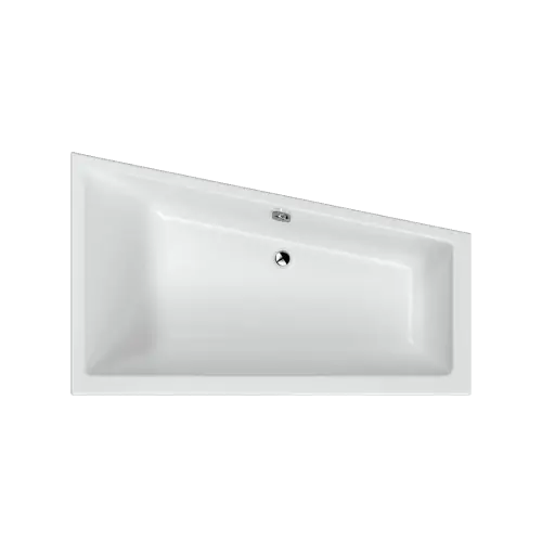 Excellent M-Sfera Slim wanna narożna 160x95 cm prawa, bialy połysk Wyjątkowa oferta