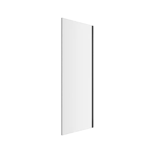 Oferta limitowana Excellent Rols ścianka prysznicowa boczna 80 cm powłoka Clean Control, czarny mat
