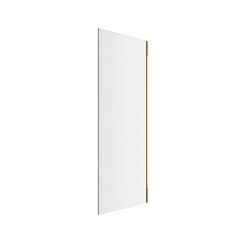 Wyprzedaż Excellent Rols ścianka prysznicowa boczna 80 cm powłoka Clean Control, złoty połysk